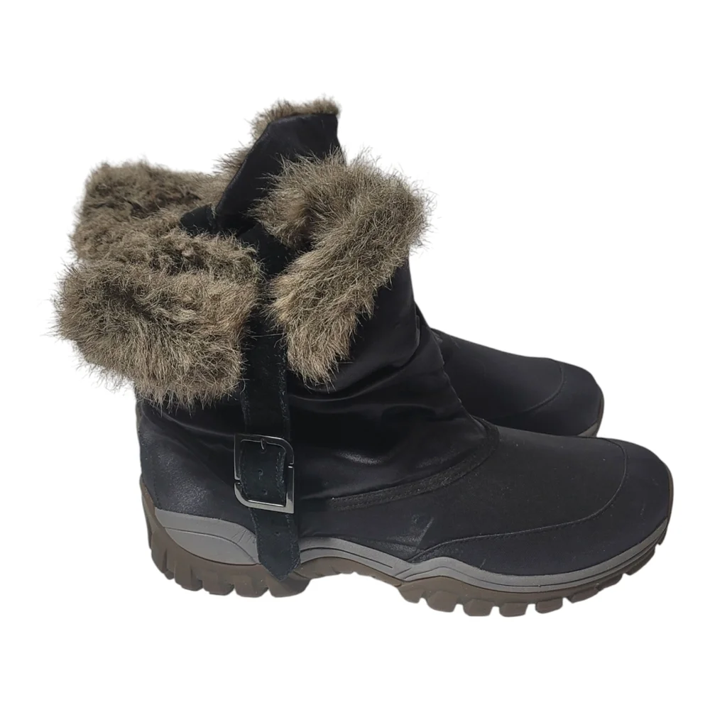 Rockport Boots Womens Size 10‎ Black Waterproof B11